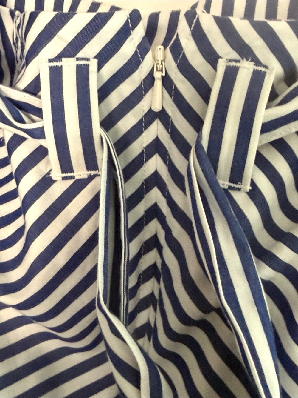 Madewell Blue & White Striped Skirt - Picture 4 of 5